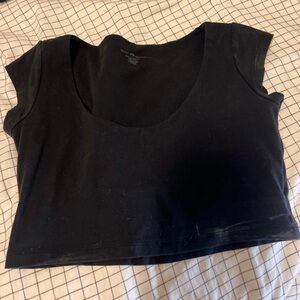 brandy melville cropped tee